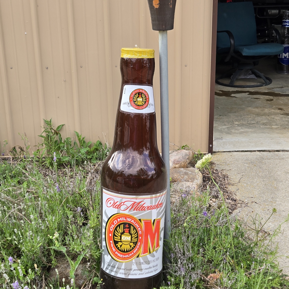 Old Milwakee Inflatable Bottle